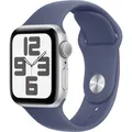 Apple Watch SE (2024) GPS 40 mm Aluminiumgehäuse Sport Band Denim S/M