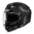 Motorrad HJC F71 Carbon Solid Integralhelm (Carbon/Schwarz) Gr: XL (61)