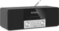 TechniSat Digitalradio DIGITRADIO 3 ASA | DAB+ UKW | CD-Player | Bluetooth | ASA-Warnfunktion | USB | Schwarz/Silber