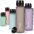 720°DGREE Trinkflasche 1l Sport “uberBottle“ softTouch +Sieb - BPA-Frei - Wasserflasche für Uni, Arbeit, Fitness, Fahrrad, Outdoor, Job - Sportflasche aus Tritan - Leicht, Stoßfest, Wiederverwendbar