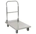 vidaXL Küchenwagen Plattformwagen Silbern 82 x 53 x 86 cm Edelstahl