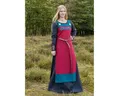 Battle Merchant Ritter-Kostüm Wikinger Überkleid mit Stickerei Rot XXL
