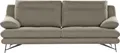 2-Sitzer CALIA ITALIA "Cezanne, italienisches Designsofa mit erstklassigem Sitzkomfort", beige (44 beige), B:180cm H:90cm T:96cm, Sofas, 2-Sitzer, wahlweise mit Sitztiefenverstellung