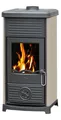 EEK  Kaminofen Plamen Maestral N mit Herdplatte, creme - 6,5kW