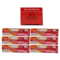 Wella Color Touch Vibrants Reds 6 x 60 ml 4/5 mittelbraun mahagoni Set