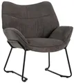 Sessel Aliano dark grey