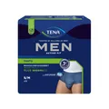 4x TENA Men Active Fit Pants Plus Inkontinenzpants, blau Gr. S/M | Packung (12