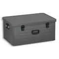 Enders Alubox Toronto Grey XXL 130 Liter Aluminiumbox Metallkiste Transportbox - Grau