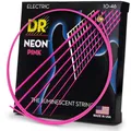 DR Strings Hi-Def Neon Pink Electric Medium NPE-10 Pink Coated 10-46