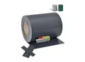 Juskys PVC Sichtschutzstreifen Doppelstabmatten Zaun - 35m x 19 cm anthrazit Zaunfolie Sichtschutz