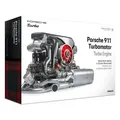 FRANZIS 67250 - Porsche 911 Turbomotor, originalgetreuer Motorbausatz im Maßstab 1:3, inkl. Soundmodul, Anleitung und 90-seitigem Begleitbuch