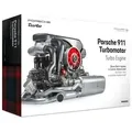 FRANZIS 67250 - Porsche 911 Turbomotor, originalgetreuer Motorbausatz im Maßstab 1:3, inkl. Soundmodul, Anleitung und 90-seitigem Begleitbuch