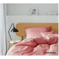 Elegante Bettwäsche Breezee (weitere Farben) - 155x220 cm + 40x80 cm	wassermelone