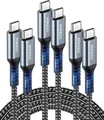 Nimaso USB C auf USB C Kabel [3-Pack/0.3M+1M+2M],USB Typ C PD Ladekabel 60W