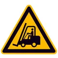 Warnschild Flurförderfahrzeuge Aluminium 315 mm ISO 7010 1 St.