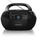 Universum BB 200 - tragbarer CD-Player mit Radio, Kassette & Lautsprecher – Boombox mit AUX & 3,5mm Kopfhöreranschluss