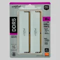 Crucial Pro DDR5 RAM 32GB Kit 2x16GB 6400MHz CL38 CP2K16G64C38U5W Weiß
