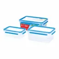 Emsa Clip & Close 3er Set Frischhaltedosen 1 L + 2.30 L + 3.70 L Brotdose Dose