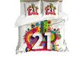 Abakuhaus Bettwäsche weicher Microfaserstoff Allergiker geeignet, kein Verblassen, Microfaser, Bunt Alles Gute zum Geburtstag Bild