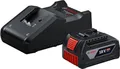 Bosch Professional 18V Akku Starter-Set (1x GBA 4.0Ah Akku + Schnell-Ladegerät)