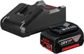 Set Akku Schnellladegerät Bosch Professional GBA 18V GAL18V-40 Starter-Set
