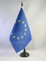 TISCHFLAGGE EUROPÄISCHE UNION 21x14cm - EUROPA TISCHFAHNE 14 x 21 cm - flaggen A