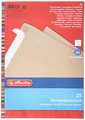 Herlitz Versandtasche C4 90 g Haftklebend, Recyclingpapier, blauer Engel, 25-er Packung, eingeschweißt, braun