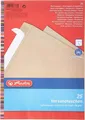 Herlitz Versandtasche C4 90g Haftklebend Recyclingpapier 25-er Packung Braun
