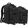 BWuM US Assault Pack Cooper Rucksack, Large (50L), Schwarz