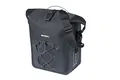 Basil Navigator Waterproof M MIK Studs – wasserdichte Einzeltasche – 14 Liter – mit MIK-Studs-System – Schwarz