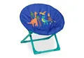 relaxdays Campingstuhl Faltbarer Moonchair für Kinder, Dino