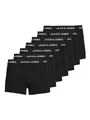 JACK & JONES Herren Jachuey Trunks 7 Pack Boxershorts, Schwarz, M EU