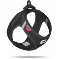 Curli Hunde-Geschirr Clasp Vest Geschirr Softshell schwarz schwarz Größe: 2XS Brustumfang: 30,2 - 33,8 cm