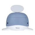 Kindsgut Kinder-Töpfchen, Babytopf WC/Klo, kinderfreundliches Wal-Design und dezente Farben, Toiletten-Training, Taubenblau