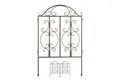 relaxdays Gartenzaun Bronze 3er Set