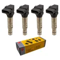 4 x NGK Zündspule für 1.4 1.6 FSI TSI TFSI A1 A2 A3 Golf 4 5 6 Caddy 2K Altea