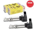 2x NGK U5002 ZÜNDSPULE ZÜNDMODUL FÜR VW GOLF POLO AUDI A1 A3 SEAT SKODA IBIZA