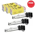 3x NGK U5002 ZÜNDSPULE ZÜNDMODUL FÜR AUDI A1 A3 VW POLO GOLF SKODA 036905100A
