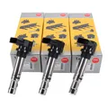 3x NGK 48003 Zündspule für VW POLO 4 5 SEAT IBIZA 3 4 SKODA FABIA 1 2 RAPID 1.2