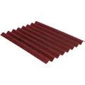 Onduline - Bitumenwellplatte Easyline 100 X 76 Cm 2,6 Mm Rot Dachpappe & Bitumen