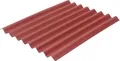 Onduline Bitumenwellplatte Easyline 100 x 76 cm 2,6 mm rot  Bitumenwellplatte