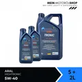 Aral HighTronic 5W-40 MB 229.31 Opel RN 0700 VW 505 Motoröl 5+2 Liter = 7 Liter