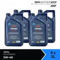 Aral HighTronic 5W-40 MB 229.31 Opel RN 0700 VW 505 Motoröl 4x5 Liter = 20 Liter