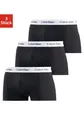 Boxer "Hipster 3 PACK", (3 St.), mit weißem Webbund, Gr. XL (8), schwarz