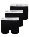 Calvin Klein Unterwäsche Boxershorts Low Rise Trunk (Baumwolle) schwarz/weiss Herren - 3 Stück, Größe: XL