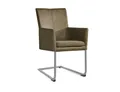 Niehoff MĂ¶bel Indoor Niehoff Colorado Schwingstuhl AL 642, Rundstahl, Leder Napoli olivgrĂĽn 4061341192614