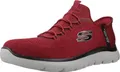 Skechers Sportliche Slipper Herren 31393030353837 Rot 40 EU