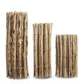 MC.Sammler Staketenzaun in 26 Größen - Holzzaun aus Haselnuss - Gartenzaun Holz Höhen 50 cm - 150 cm Länge 5/10 Meter - Kastanienzaun für Garten (Höhe: 90 cm X Länge: 1000 cm, Lattenabstand: 7-8 cm)