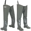 Fortmen Watstiefel Herren Anglerhose mit Stiefel wasserdichte Wathose Fishing Watstiefel wasserdicht 39 EU