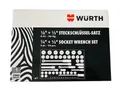 Würth 1/4 + 1/2 Steckschlüssel Sortiment 56 Teile im Koffer